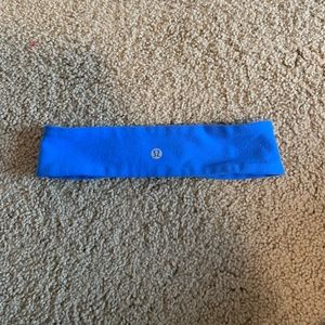 Bright blue Lululemon headband
